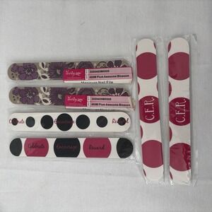 New Thirty-One nail files lot of 6 Manicure‎ set Assorted Designs Gifts